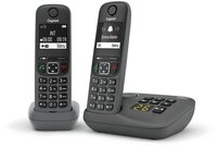 Gigaset AE690A Duo Anthrazit Schnurloses Telefon Schnurloses DECT-Telefon