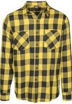 URBAN CLASSICS Kurzarmshirt Urban Classics Herren Checked Flanell Shirt (1-tlg)