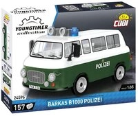 COBI Weihnachtsbaumkugel Bausatz Barkas B1000 Polizei gr&uuml;n/wei&szlig; 1:35