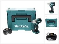 Makita Akku-Schlagschrauber DTW 300 T1J 18 V 330 Nm 1/2" Brushless + 1x Akku...