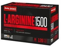 Body Attack Body Attack L-Arginin 1500 120 Kapseln, 120 St.