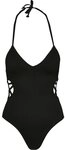 URBAN CLASSICS Monokini Urban Classics Damen Ladies Rib Swimsuit