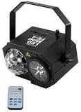 EUROLITE Discolicht LED Mini Hybrid Laserflower FE-4 Vielf&auml;ltige Lichtspiele...