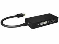 ICY BOX Adapter IB-AC1032 MiniDisplayPort > HDMI / DVI-D / VGA Audio- &...