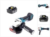 Makita Akku-Winkelschleifer DGA 504 T1 Akku Winkelschleifer 18V 125mm Brushless...