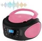 Cyberlux CL-620 tragbarer CD-Player (CD, Kinder CD Player tragbar, Boombox, Musikbox,