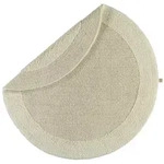 Rhomtuft Badematte Exquisit oval, 100% Baumwolle, oval, Wendemodell beige oval 