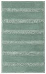 Badematte MONROVIA, 60 x 100 cm, Mint, Gestreift, H&ouml;he 23 mm, rutschhemmend