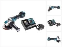 Makita Akku-Winkelschleifer DGA 519 RF1 Akku Winkelschleifer 18 V 125 mm...