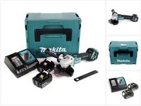 Makita Akku-Winkelschleifer DGA 513 RFJ 18V 125mm Brushless + 2x Akku 3,0Ah +