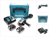 Makita Akku-Winkelschleifer DGA 519 RFJ Akku Winkelschleifer 18 V 125 mm...