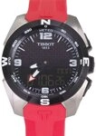 Tissot Solaruhr schweizer Herren Uhr 45 mm &Oslash; T-Touch T0914204705703, Saphirglas