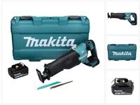 Makita Akku-Recipros&auml;ge DJR 187 G1K 18 V Brushless + 1x Akku 6,0 Ah + Koffer -...