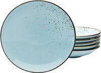CreaTable Suppenteller Essteller NATURE COLLECTION, (6 St), Teller Set f&uuml;r 6