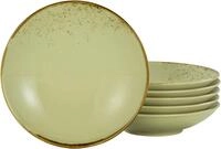 CreaTable Suppenteller Essteller NATURE COLLECTION, (6 St), Teller Set f&uuml;r 6