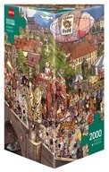 HEYE Spiel, Puzzle - Street Parade, G&ouml;bel-Knorr - Triangular 2000 Teile