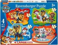 Ravensburger Konturenpuzzle Paw Patrol, Helden mit Fell, 52 Puzzleteile, Made in