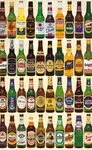 Piatnik Puzzle Bierflaschen-Collage, Puzzleteile