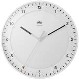 Braun Wanduhr BC17W-DCF Klassische Funkwanduhrwei&szlig;