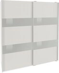 Wimex Schwebet&uuml;renschrank Altona mit Glaselementen und zus&auml;tzlichen Einlegeb&ouml;den