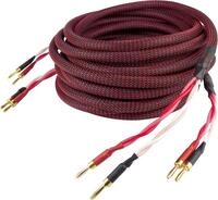 Dynavox Perfect Sound Lautsprecherkabel Paar - Kabel mit Bananensteckern Audio-Kabel,