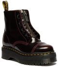 DR. MARTENS Sinclair Gemilltes Nappaleder Plateaustiefel Schn&uuml;rboots Plateauboots,