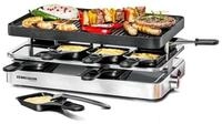 Rommelsbacher Raclette RC 1400 Raclette Edelstahl mit Wendeplatte f&uuml;r Party und