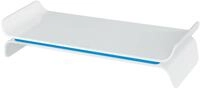 LEITZ Monitor-Halterung Monitorst&auml;nder Ergo Wow h&ouml;henverstellbar wei&szlig;/blau