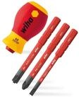 Wiha Schraubendreher slimVario electric Stubby (41230) - 4 tlg., slimBits,...