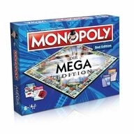 Winning Moves Spiel Monopoly Mega 2nd Edition, Brettspiel, mit Tempow&uuml;rfel