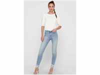 ONLY Ankle-Jeans ONLBLUSH MID SK ANK RAW, blau