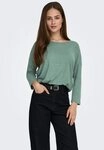 ONLY 3/4-Arm-Shirt ONLGLAMOUR 3/4 TOP JRS NOOS Materialmix, loose fit