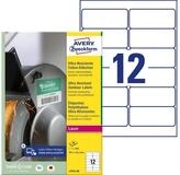 Avery Zweckform Etiketten Ultraresistente Etiketten 99,1x42,3 mm wei&szlig; VE=480 St&uuml;ck