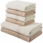 OTTO home Handtuch Set Anna, 2 Duscht&uuml;cher 70x140, 4 Handt&uuml;cher 50x100, Walkfrottee