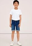 Name It Jeansshorts NKMSILAS SLIM DNM L SHORT Baumwollmischung, Stretch, Umschlagsaum