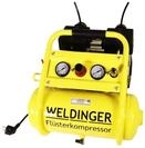 WELDINGER Kompressor FK120 compact Fl&uuml;sterkompressor 980 W innenbeschichteter Tank,