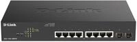 D-Link Switch 280mm DGS-1100-10MPV2 2*SFP/ 8*GE PoE+ Netzwerk-Switch