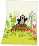 Babydecke Der kleine Maulwurf, mit s&uuml;&szlig;em Motiv, Kuscheldecke