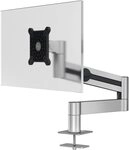 DURABLE Monitor-Halterung Monitorhalter mit Arm f&uuml;r 1 Monitor silber