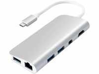 Satechi Type-C Multimedia USB-Adapter HDMI, RJ-45 (Ethernet), USB 3.0 Typ A zu...