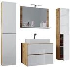 VCM Waschtisch 5-tlg. Waschplatz Waschtisch Lendas XL Schublade (5-St)