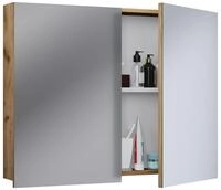 VCM Spiegelschrank H&auml;ngeschrank Badezimmer Badinos H. 60 x B. 80 x T....