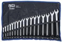 BGS Gabel- und Ringschl&uuml;ssel BGS Maul-Ringschl&uuml;ssel-Satz gekr&ouml;pft SW 8 - 27 mm