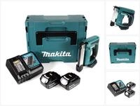Makita Nagler DST 221 RGJ 18 V Li-ion Akku Tacker im Makpac + 2x BL 1860 B 6,0 Ah L