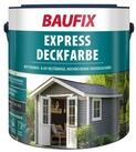 Baufix Wetterschutzfarbe Express Deckfarbe matt, 2,5 Liter f&uuml;r ca. 25 m&sup2;,
