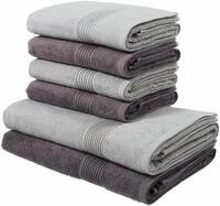 OTTO home Handtuch Set Anna, 2 Duscht&uuml;cher 70x140, 4 Handt&uuml;cher 50x100, Walkfrottee