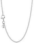Pandora Kette ohne Anh&auml;nger Damenkette silberfarben 90 cm
