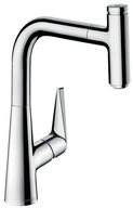 hansgrohe K&uuml;chenarmatur hansgrohe 220 Talis Select M51, ausziehbarer Auslauf,...