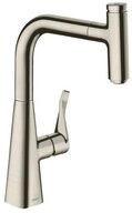 hansgrohe K&uuml;chenarmatur hansgrohe 240 Metris Select M71, ausziehbarer Auslauf,...