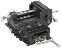 vidaXL Schraubzwinge Maschinenschraubstock Kreuztisch Handbetrieb 78 mm